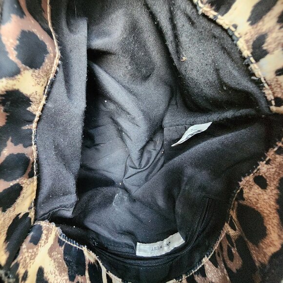 Nine West Leopard Print Textile Shoulder Bag - Picture 13 of 16